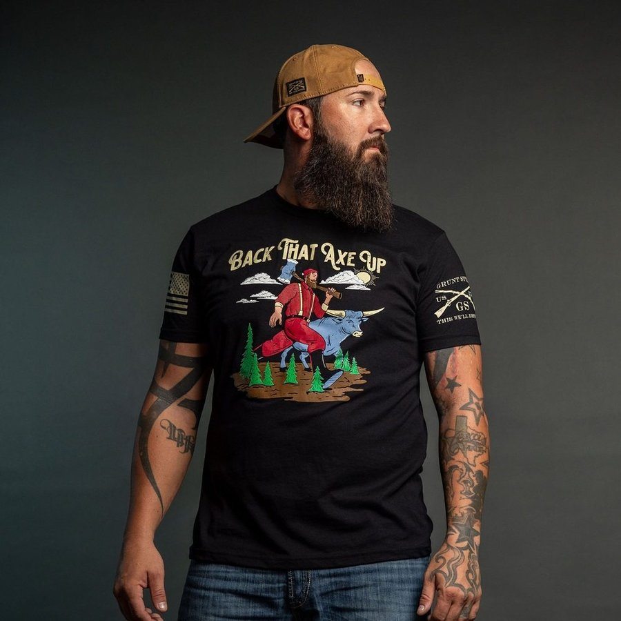 Back That Axe Up T-Shirt - Black