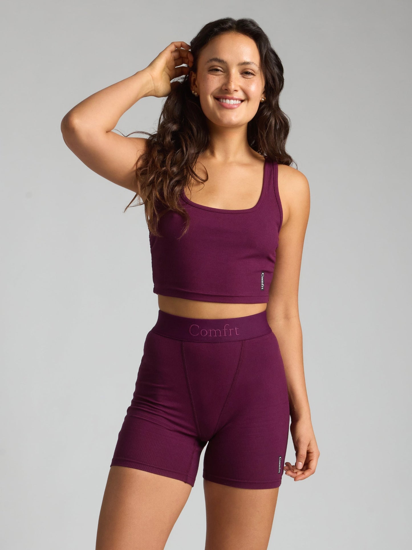 Rib Contour Crop Tank