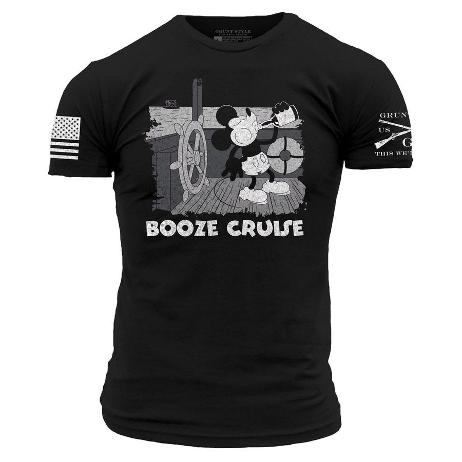 Booze Cruise T-Shirt - Black