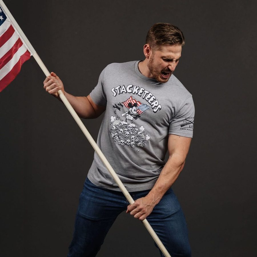 Stacketeers T-Shirt - Dark Heather Gray