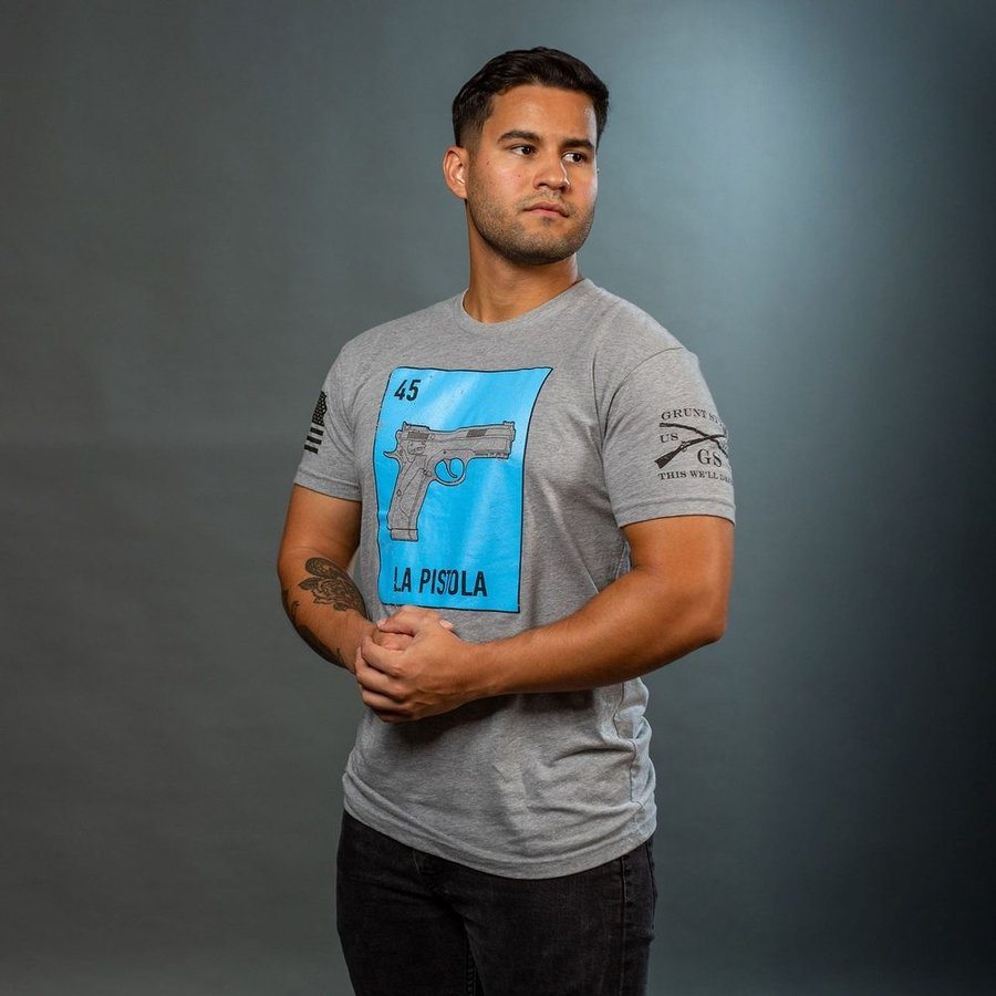La Pistola T-Shirt - Dark Heather Gray