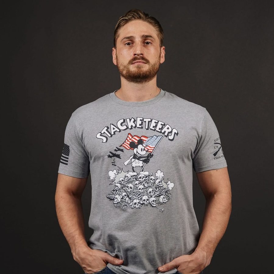 Stacketeers T-Shirt - Dark Heather Gray