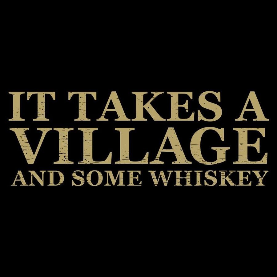It Takes A Village T-Shirt - Black