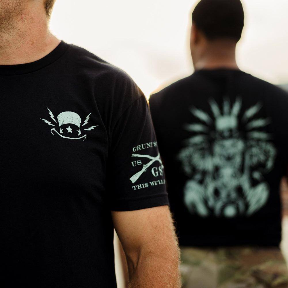 Uncle Sam Freedom Rider T-Shirt - Black