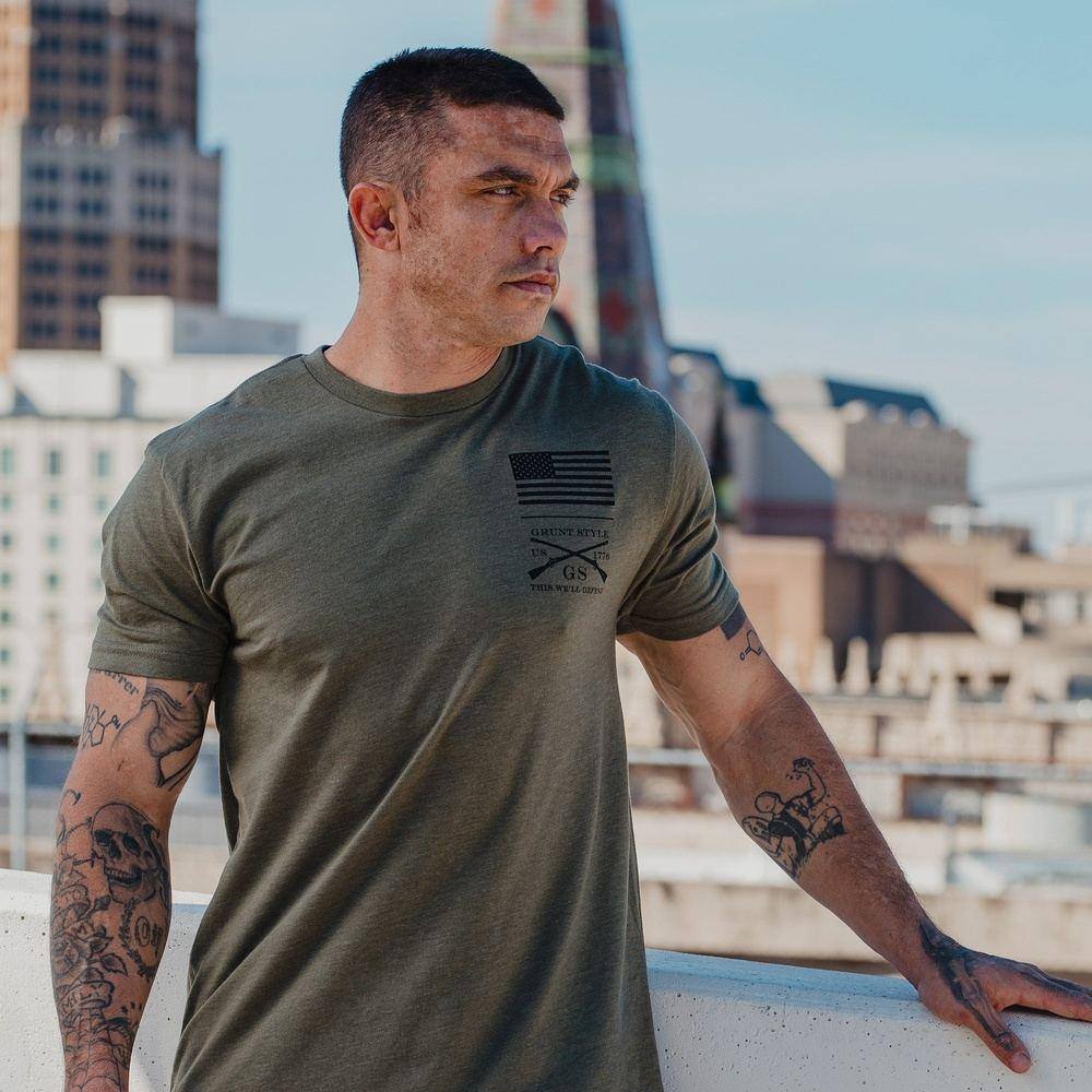 American Original T-Shirt - Military Green