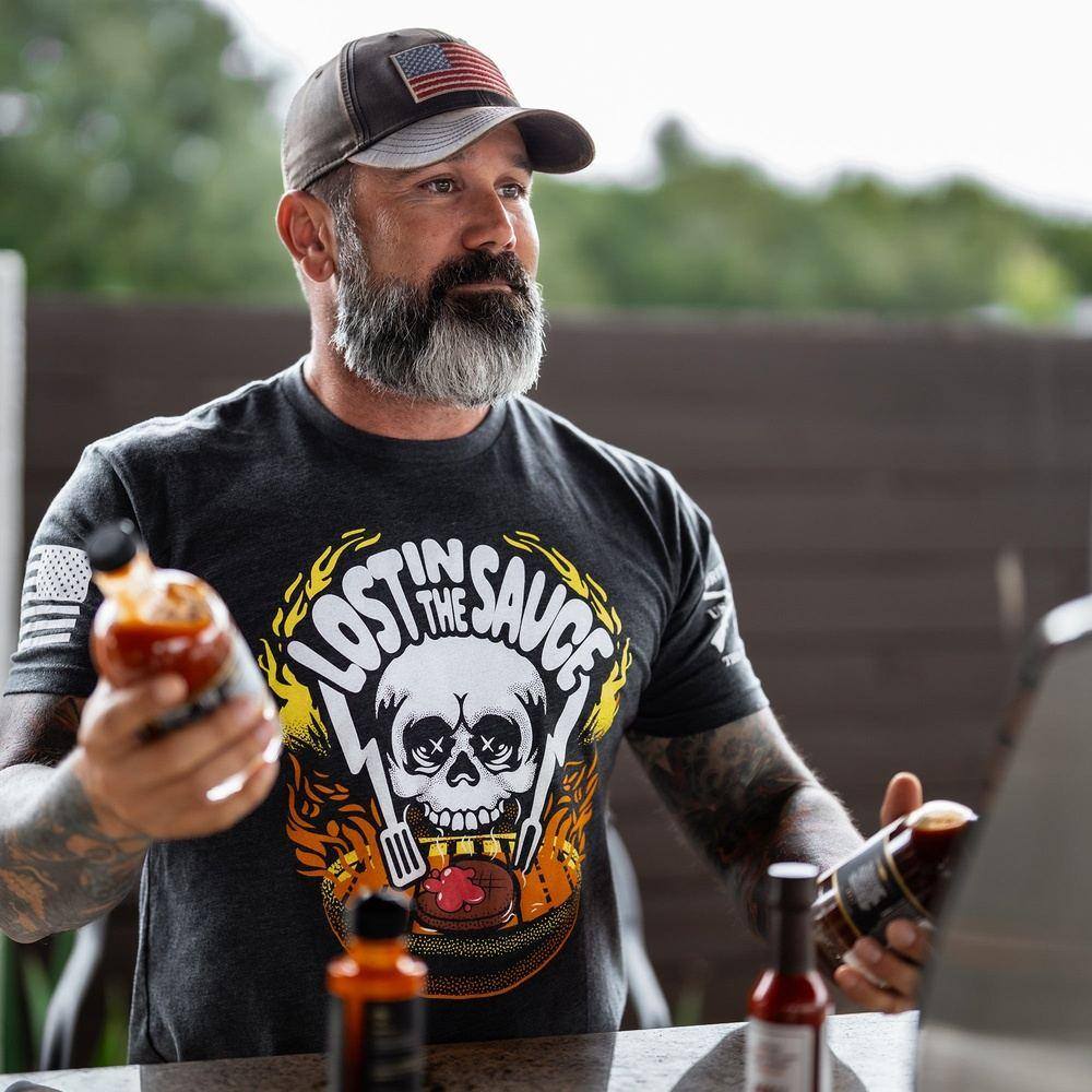 Lost In The Sauce T-Shirt - Charcoal