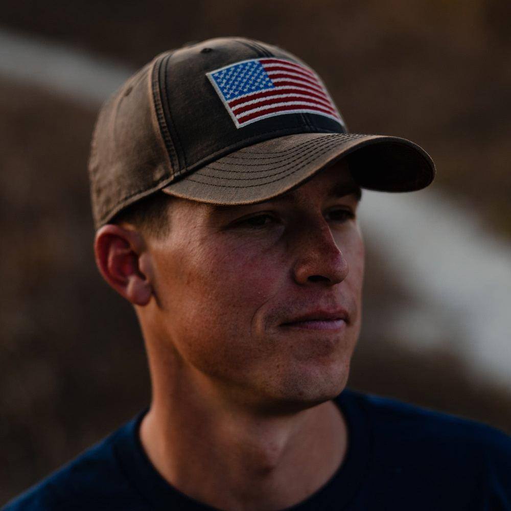Full Color Flag Waxed Hat