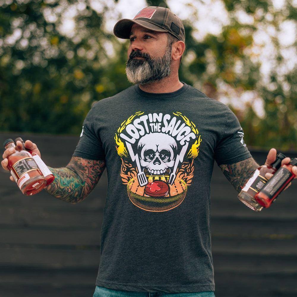 Lost In The Sauce T-Shirt - Charcoal