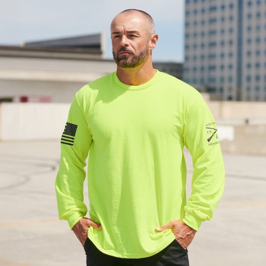 Basic Long Sleeve - Safety Green