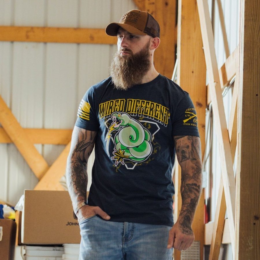 Wired Different T-Shirt - Midnight Navy