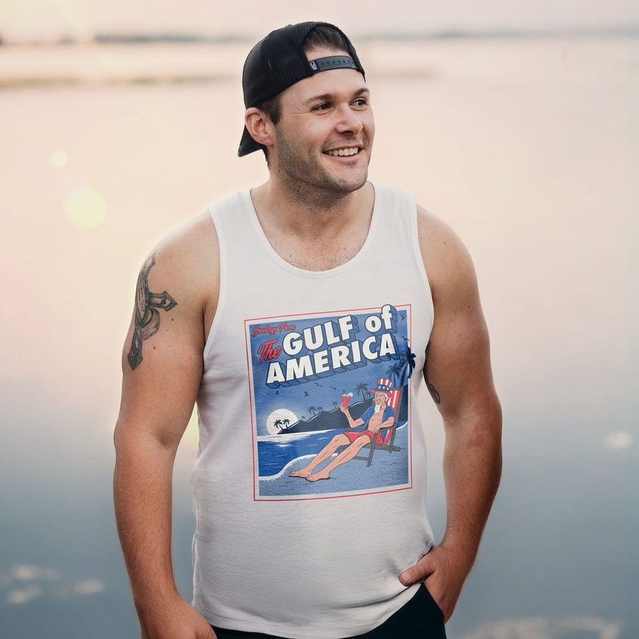 Greetings From The Gulf Of America Tank - White