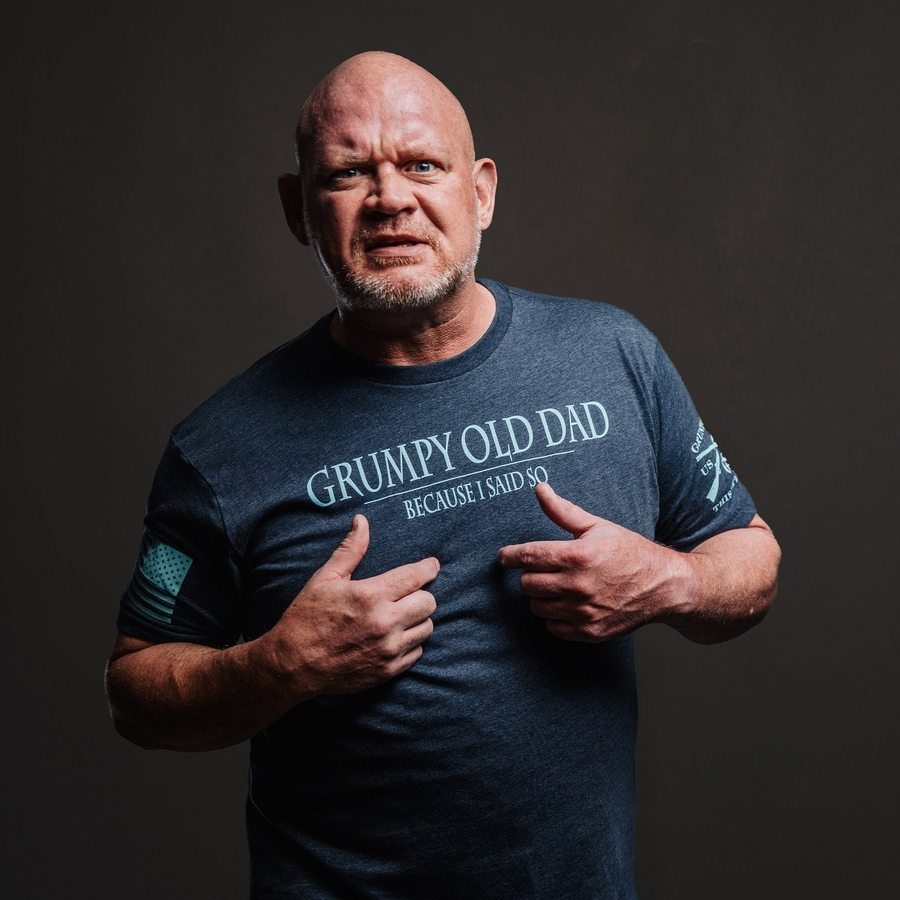 Grumpy Old Dad T-Shirt - Midnight Navy