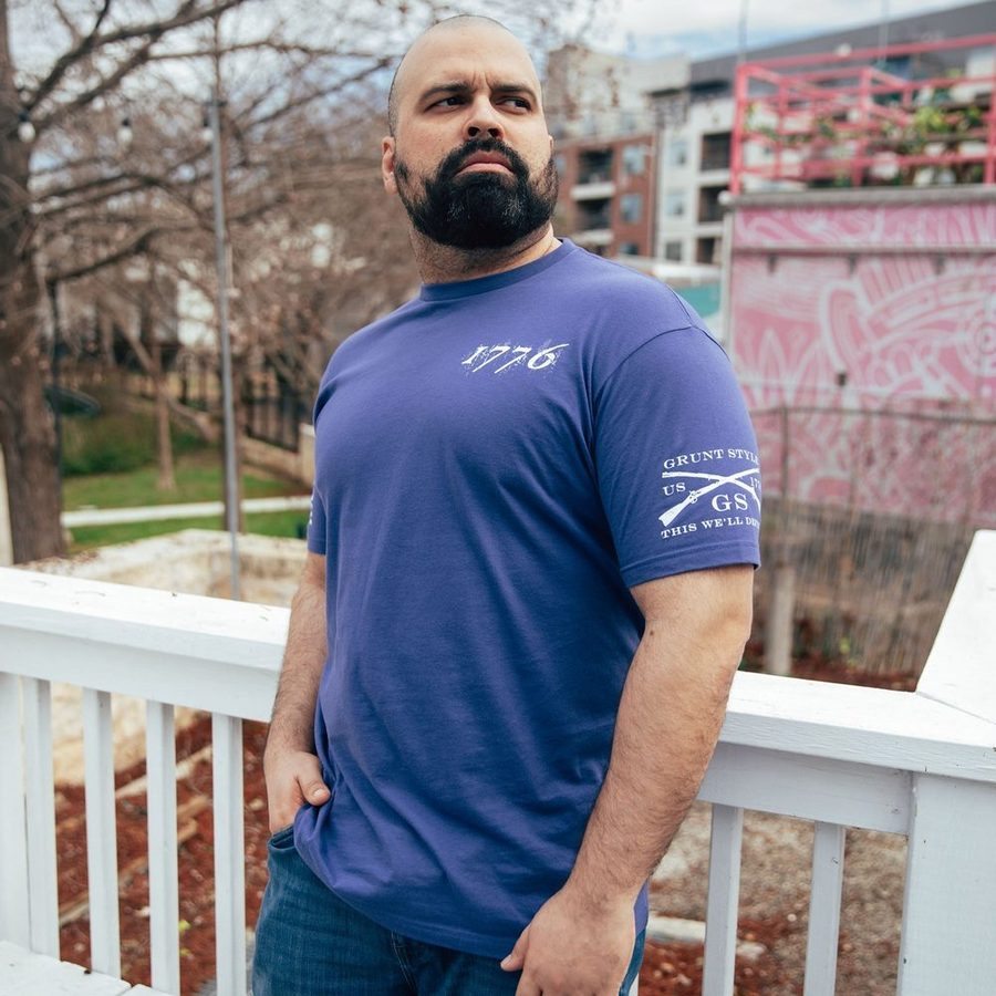 1776 Flag T-Shirt - Future Dusk