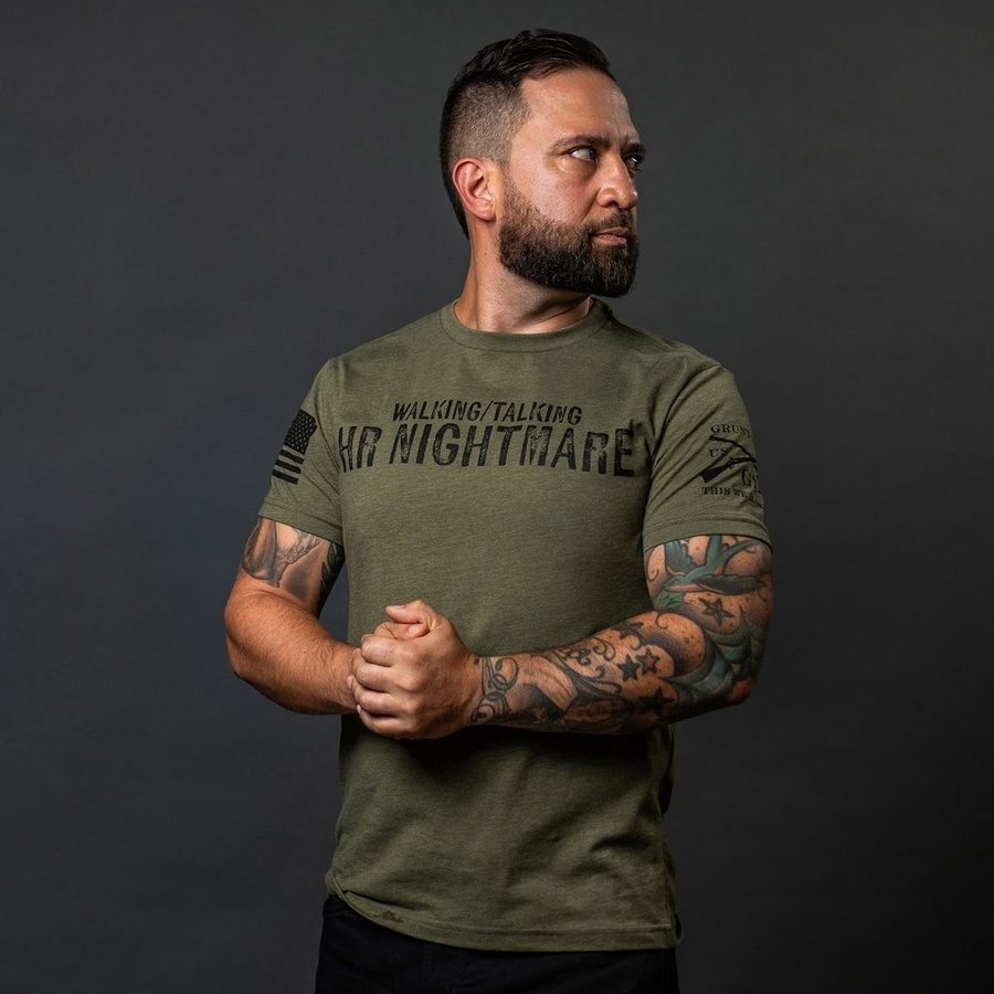 HR Nightmare T-Shirt - Military Green