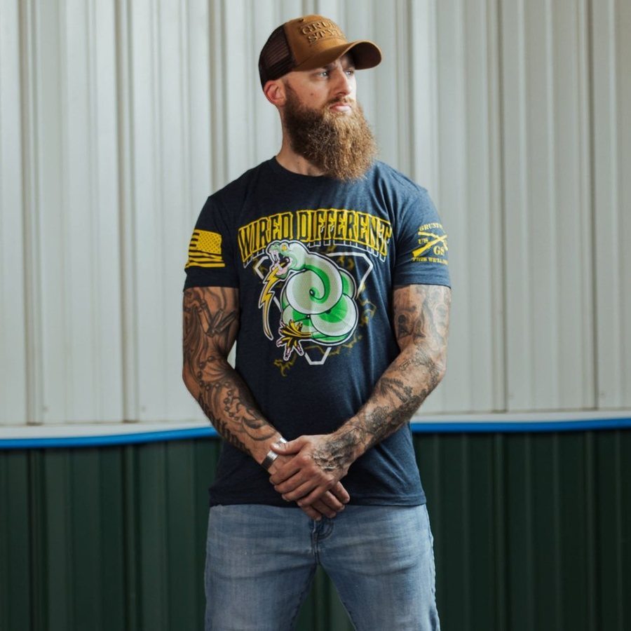 Wired Different T-Shirt - Midnight Navy