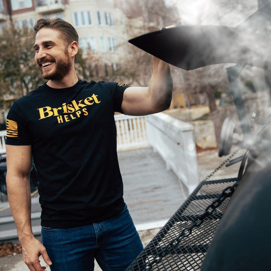 Brisket Helps T-Shirt - Black