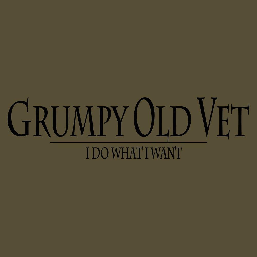Grumpy Old Vet T-Shirt - Military Green