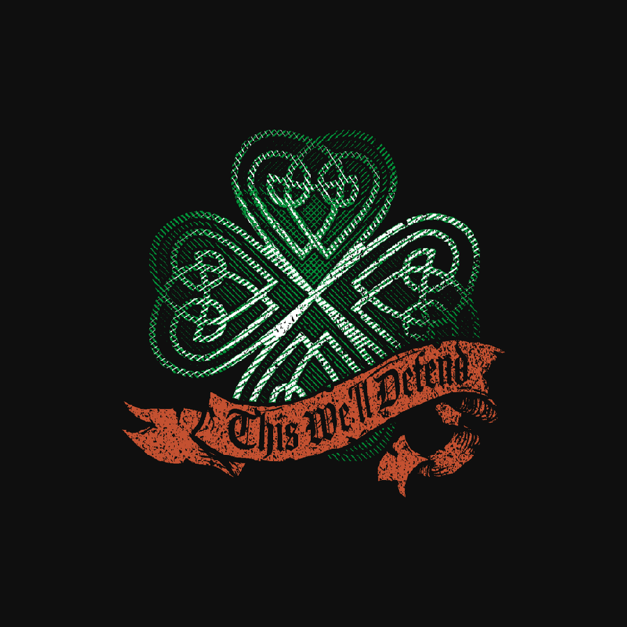 This We'll Defend Hoodie - Irish Colors