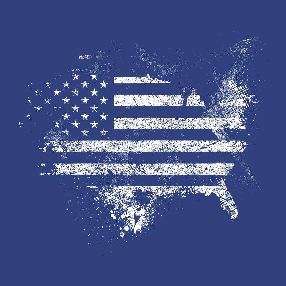 American Acid T-Shirt - Royal Blue