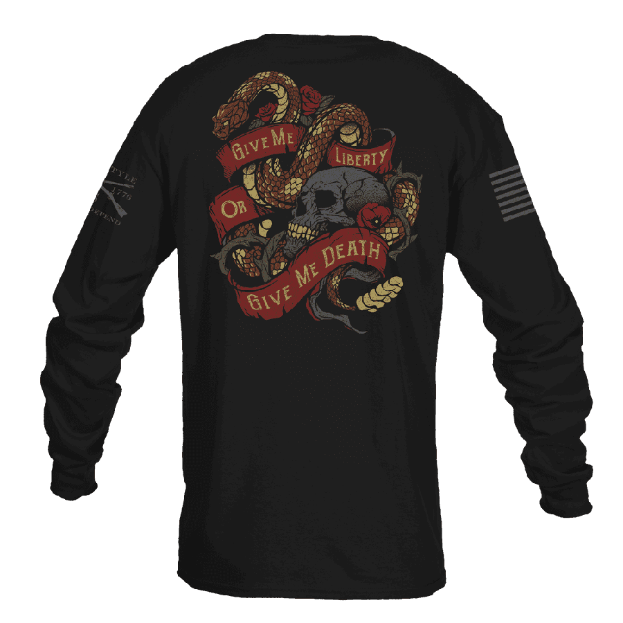Liberty or Death Long Sleeve - Black