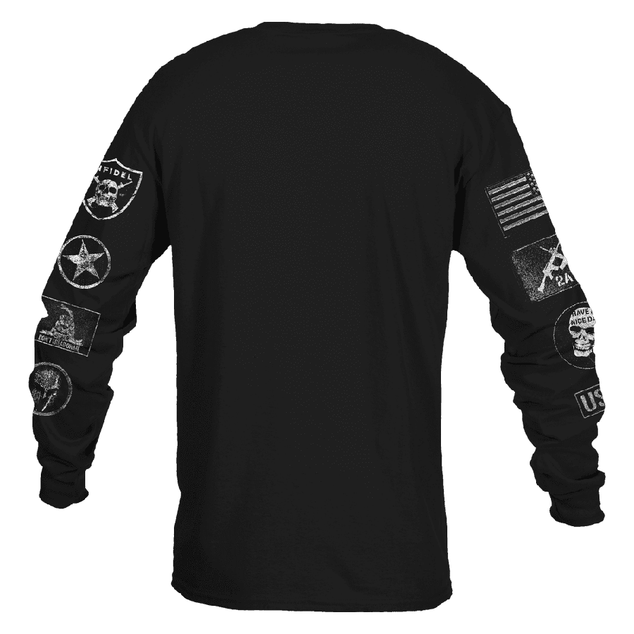 Patch Long Sleeve - Black