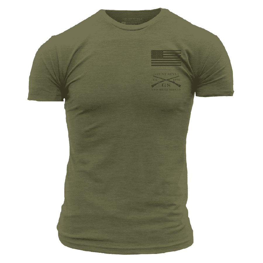 Strength Through Suffering T-Shirt - Military Green