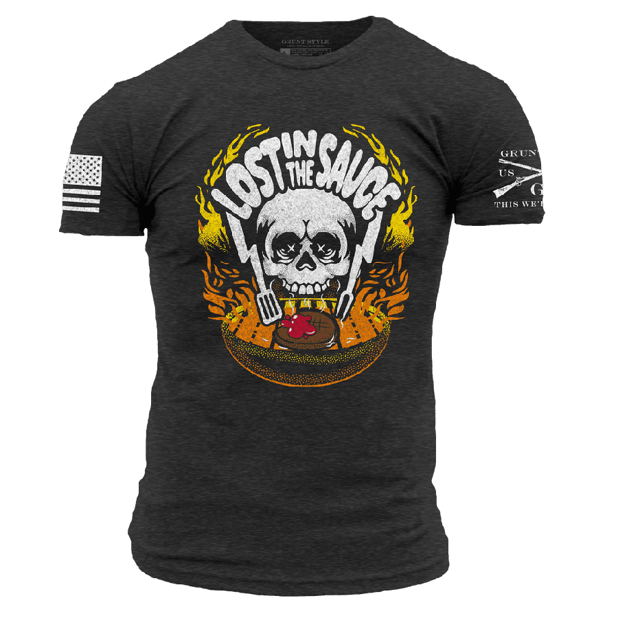 Lost In The Sauce T-Shirt - Charcoal