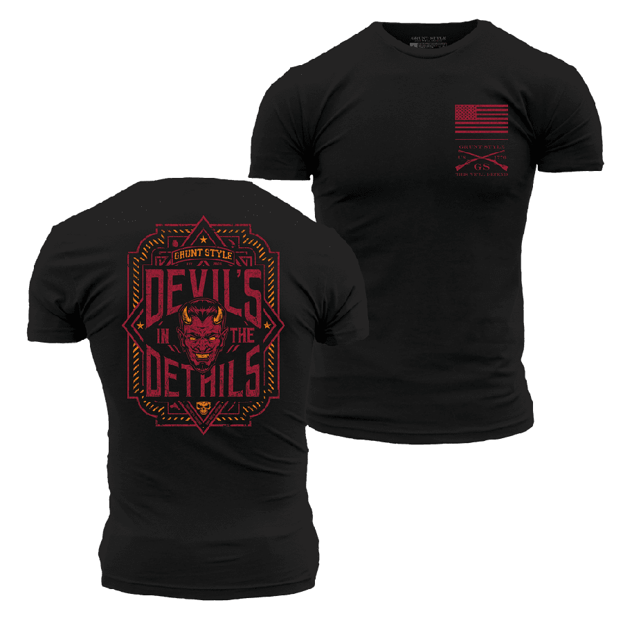 Devils In The Details T-Shirt - Black