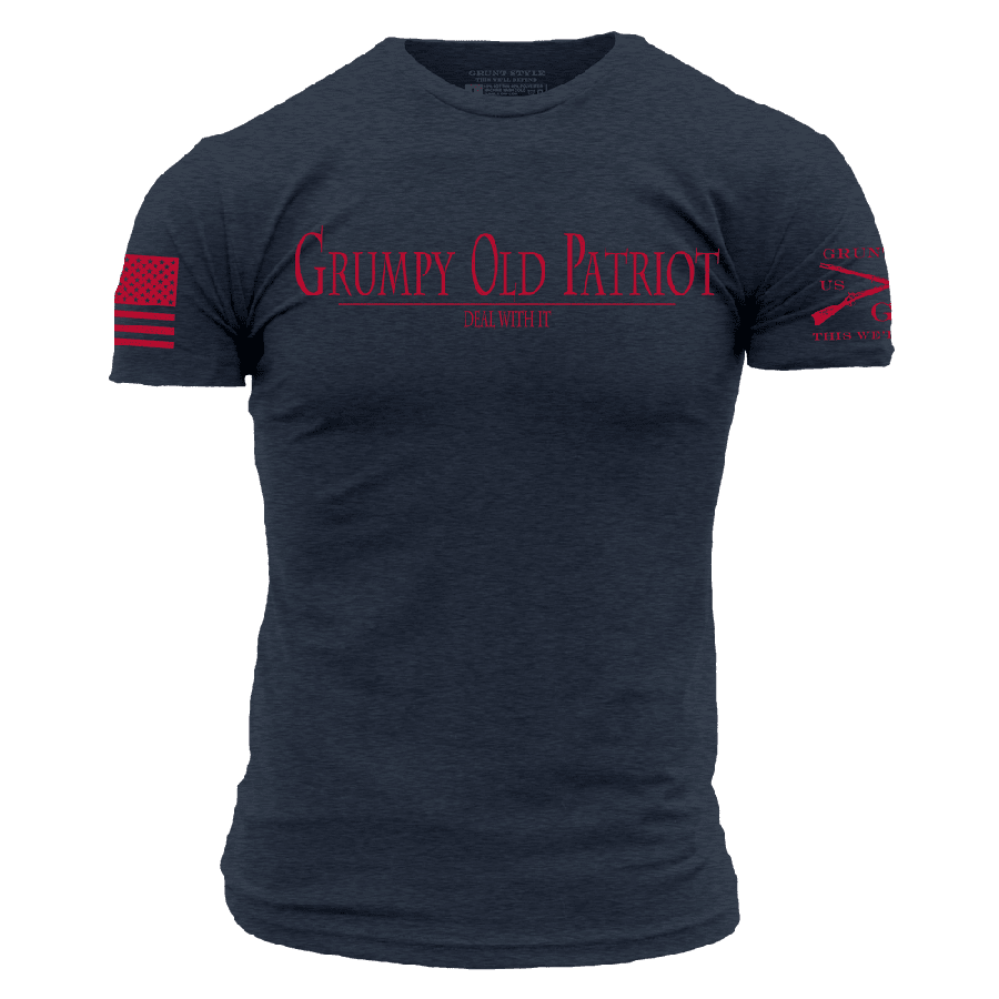 Grumpy Old Patriot T-Shirt - Midnight Navy