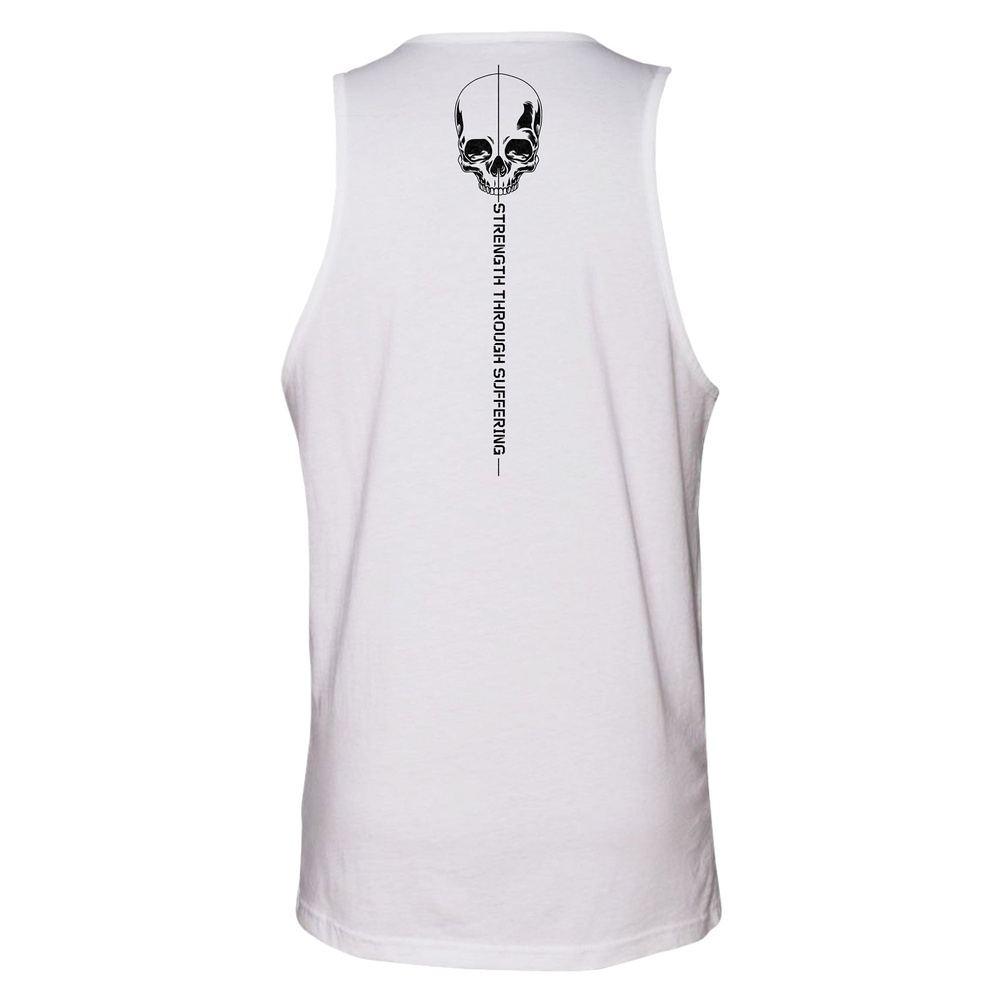 Men's Strength Through Suffering Tank - White