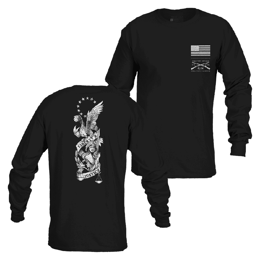 Liberty & Justice Long Sleeve - Black