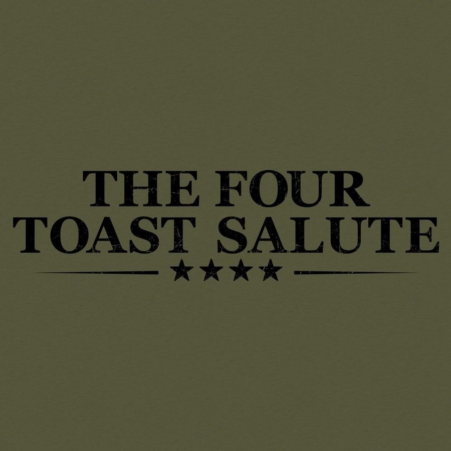 The Four Toast Salute T-Shirt - Military Green