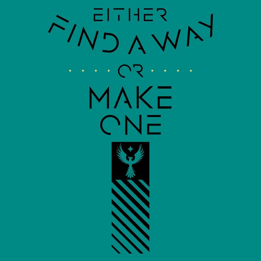 Find A Way Or Make One T-Shirt - Heather Aqua