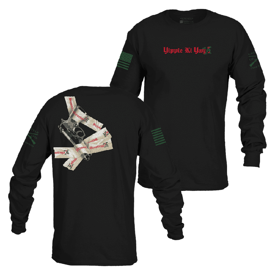 Yippie Ki Yay 2.0 Long Sleeve - Black