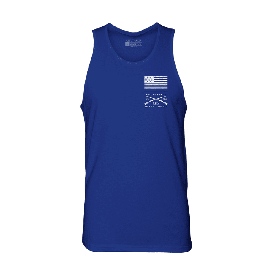 1776 Flag Tank - Royal