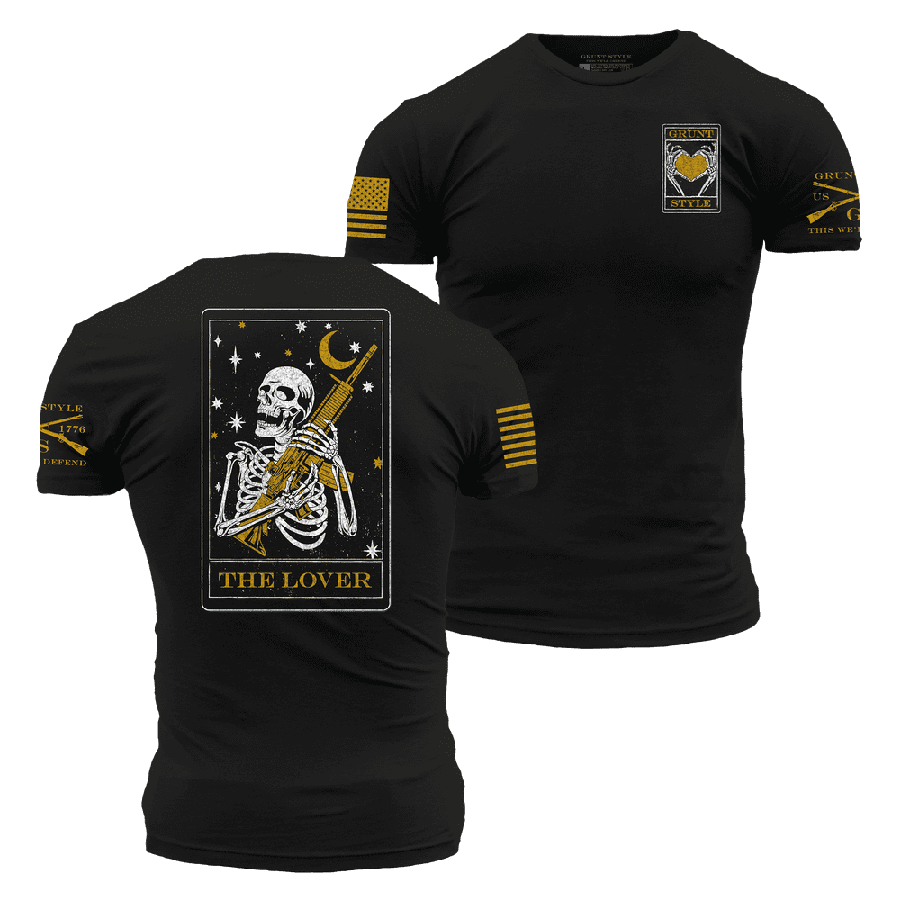 Lover Tarot T-Shirt - Black