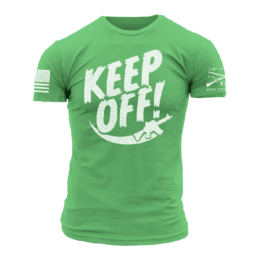 Keep Off T-Shirt - Kelly Green