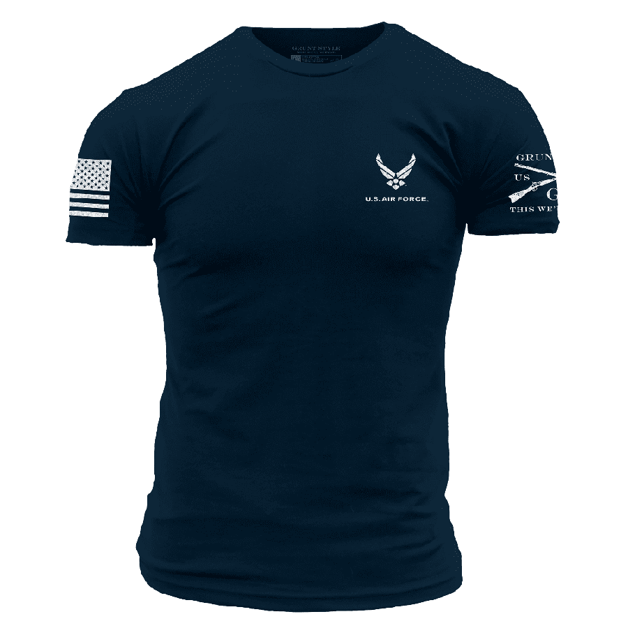 USAF - Finger-Four Formation T-Shirt - Midnight Navy