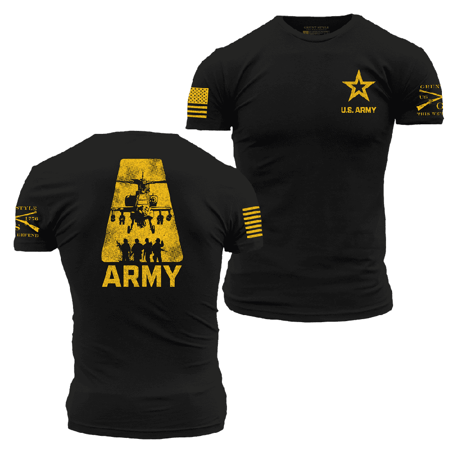 Army A-Team T-Shirt - Black