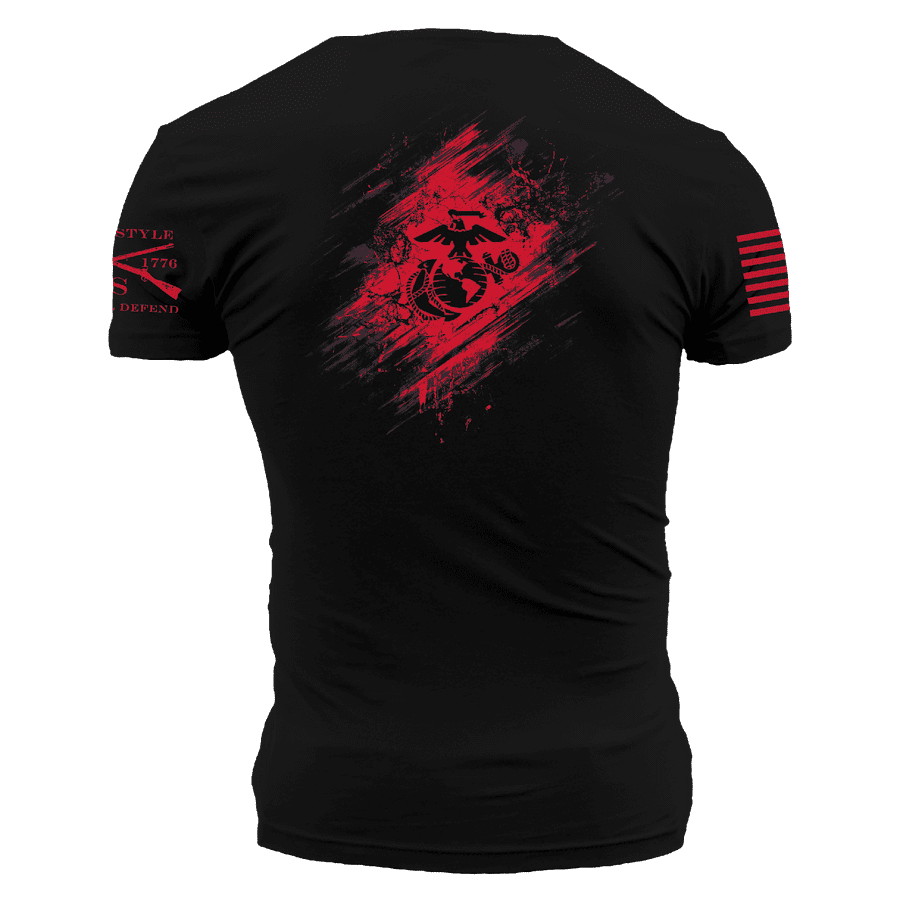 USMC - Bound In Blood T-Shirt - Black