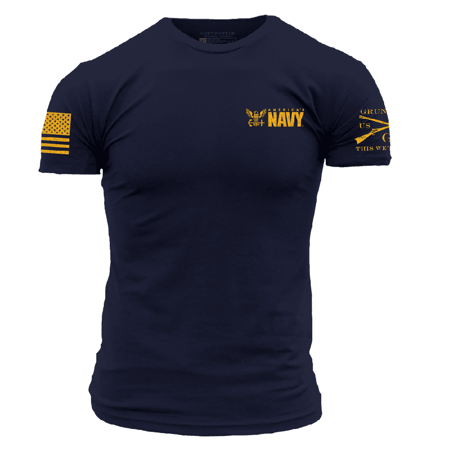USN - Men's Semper Fortis T-Shirt - Navy
