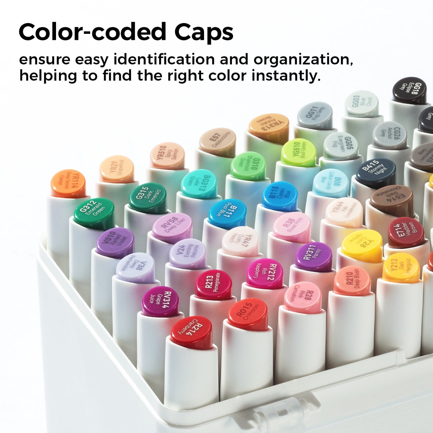 Ohuhu Kaala Dual Tips Alcohol Art Markers- 60 Colors Illustrations
