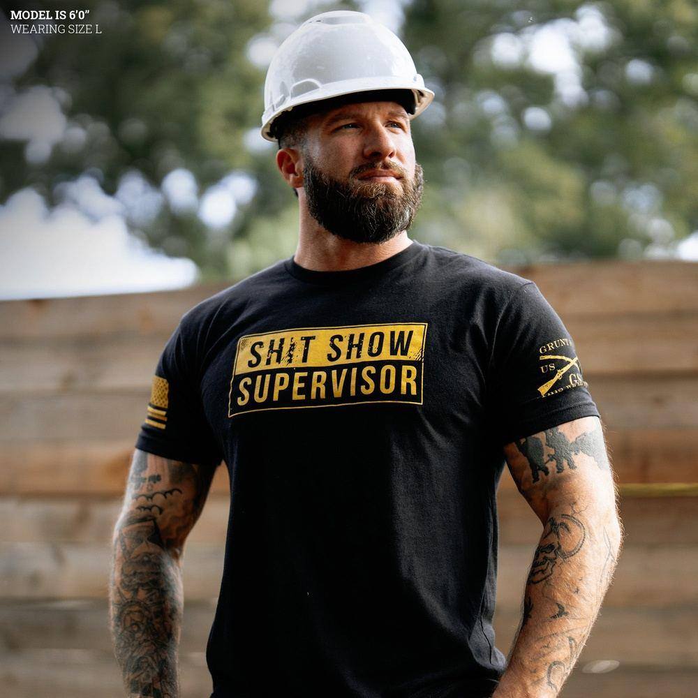 Sh*t Show Supervisor T-Shirt - Black