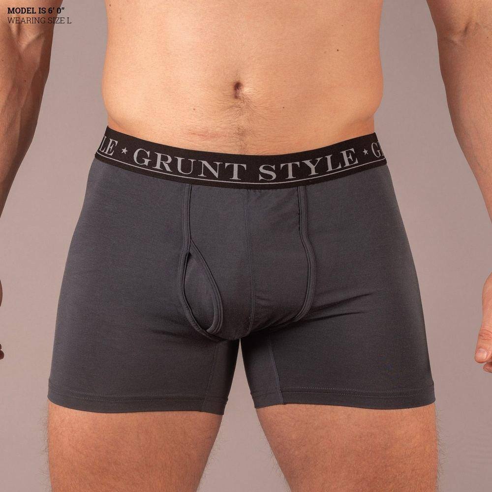 Base Command 2-Pack Boxer Briefs - Dark Gray & Reaper