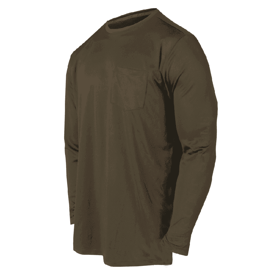 GS Long Sleeve Performance Crew - Olive