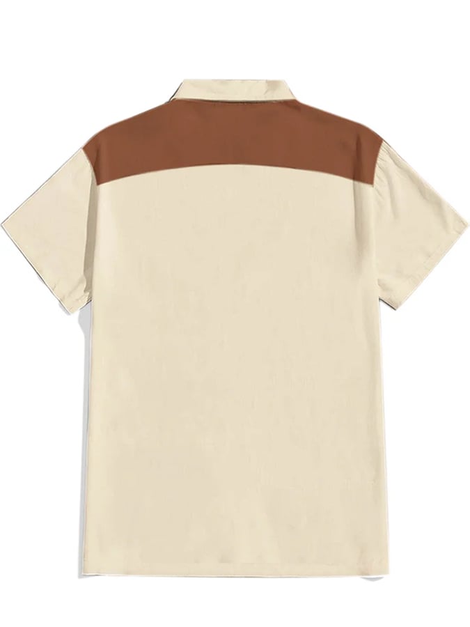 Men's Retro Western Aztec Print Casual Shirt