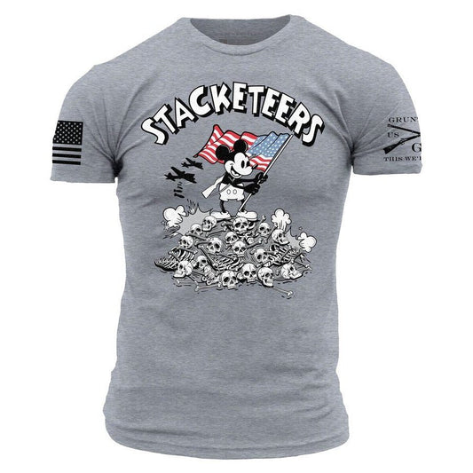 Stacketeers T-Shirt - Dark Heather Gray