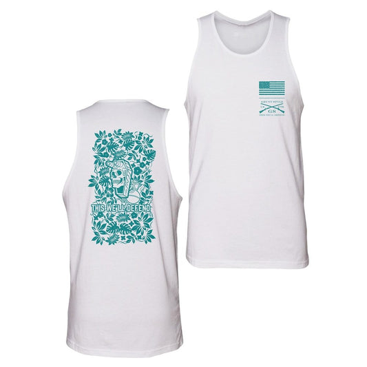 Tropical Death Aqua Tank - White