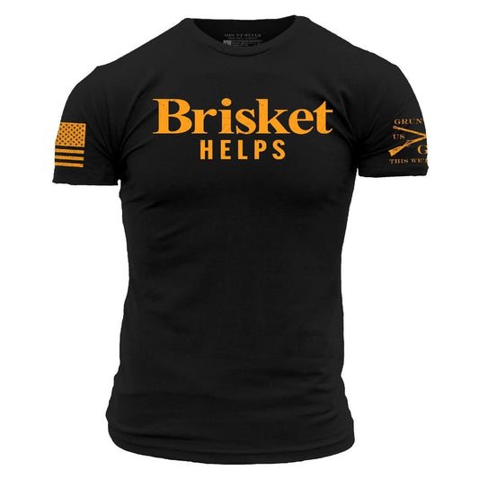 Brisket Helps T-Shirt - Black