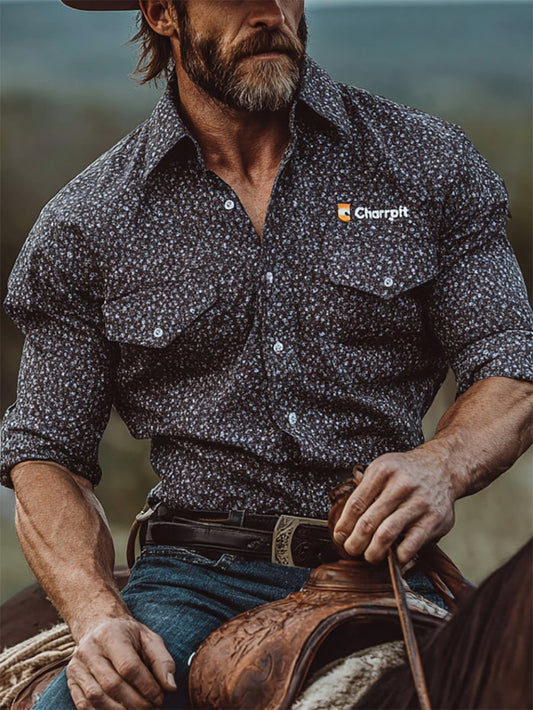 Men's Western Long Sleeve Shirt